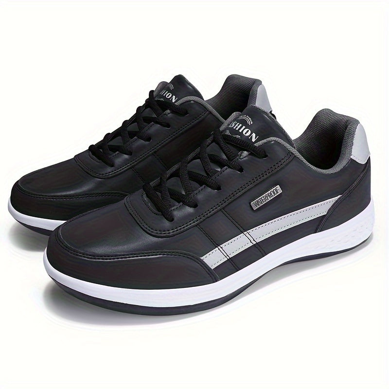 Levoire | Grandes Tailles Une Couleur Baskets Hommes À Semelle Douce Et Antidérapante Noir