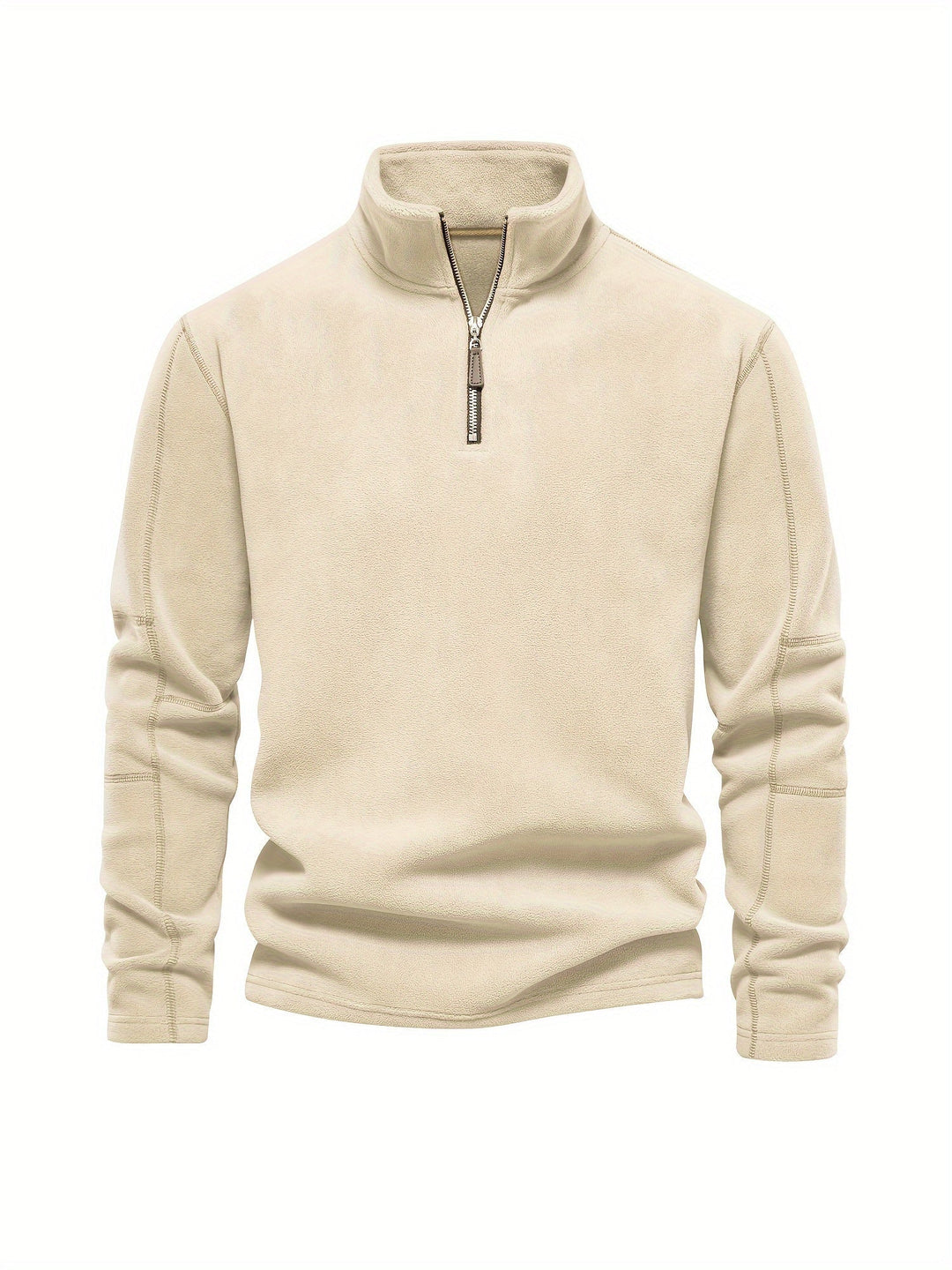 Levoire | Veste À Col En V Pour Homme Avec Zip Et Col En V Couleur kaki