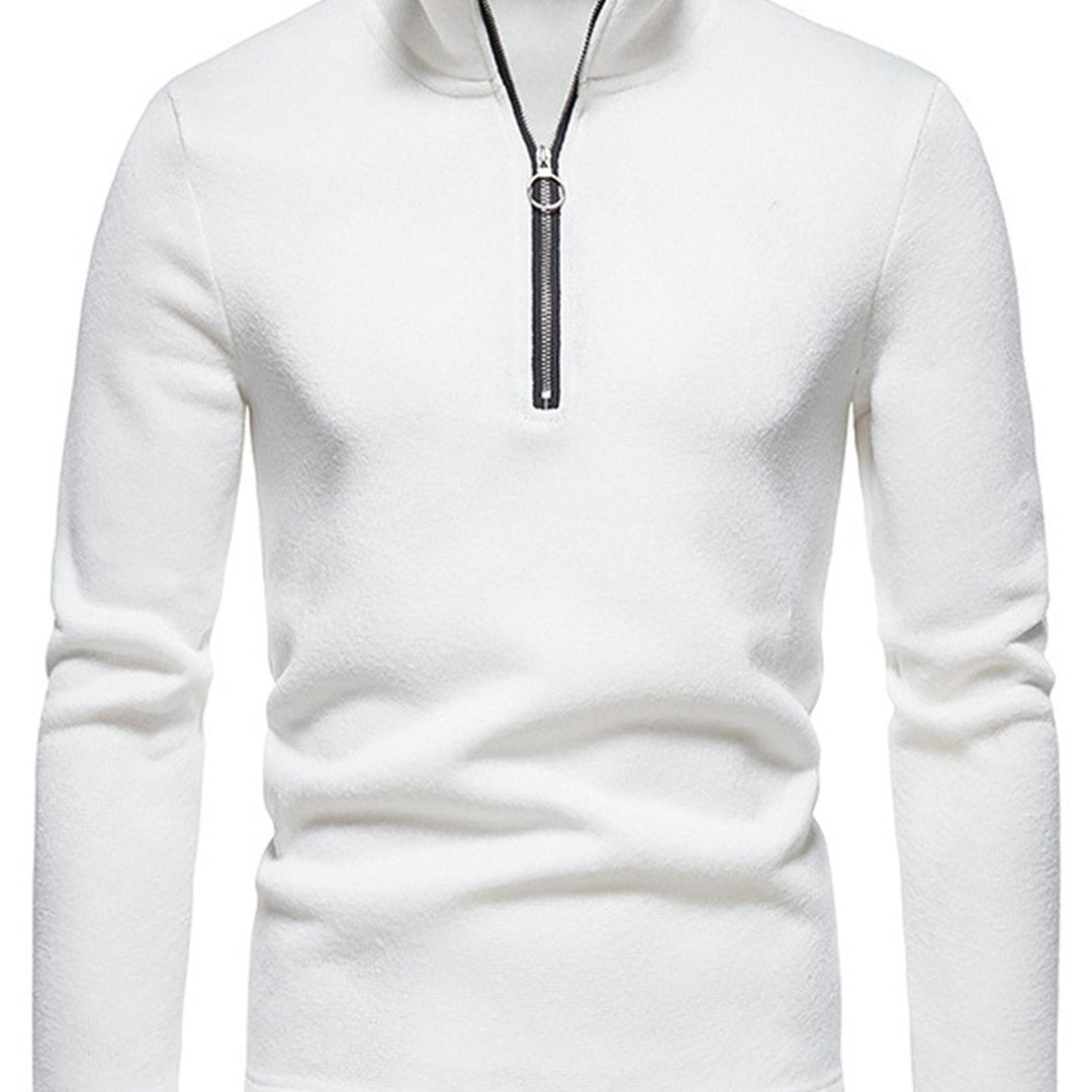 Levoire | Costumes En Tricot Pour Hommes Avec Zip À Mi-Hauteur Et Col Montant
