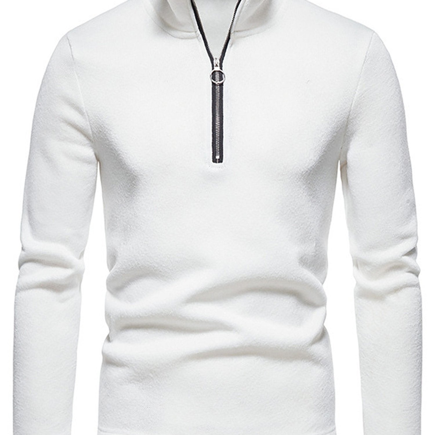 Levoire | Costumes En Tricot Pour Hommes Avec Zip À Mi-Hauteur Et Col Montant