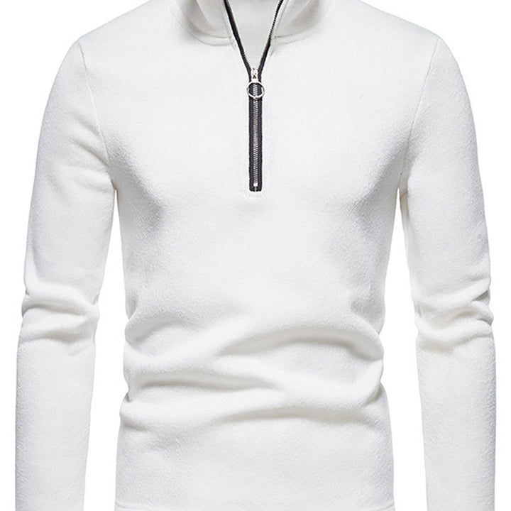Levoire | Costumes En Tricot Pour Hommes Avec Zip À Mi-Hauteur Et Col Montant