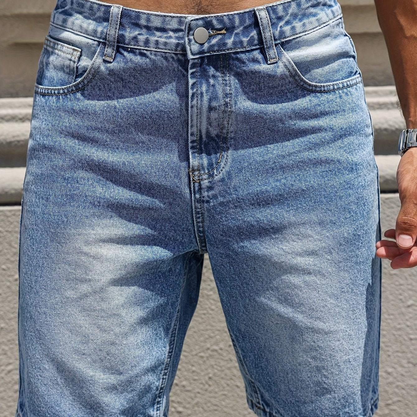 Levoire | Shorts En Denim D'Été Décontractés Pour Hommes À Jambe Droite