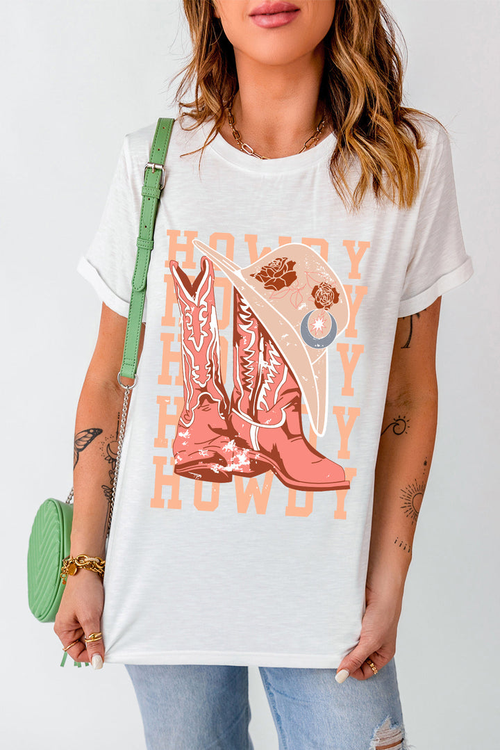 Levoire | Comtesse Col Rond T-shirt à Manches Courtes