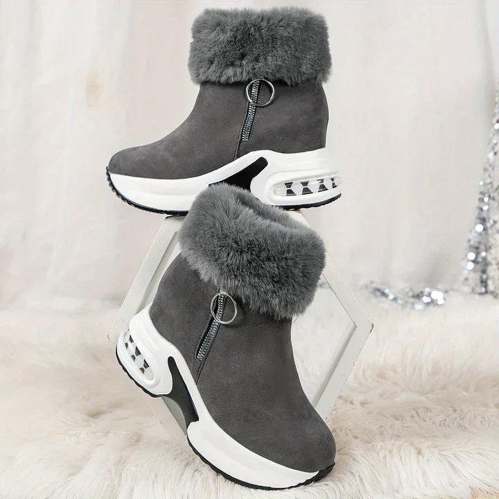 Levoire | Bottes pour femmes confortablement rembourrées Gris