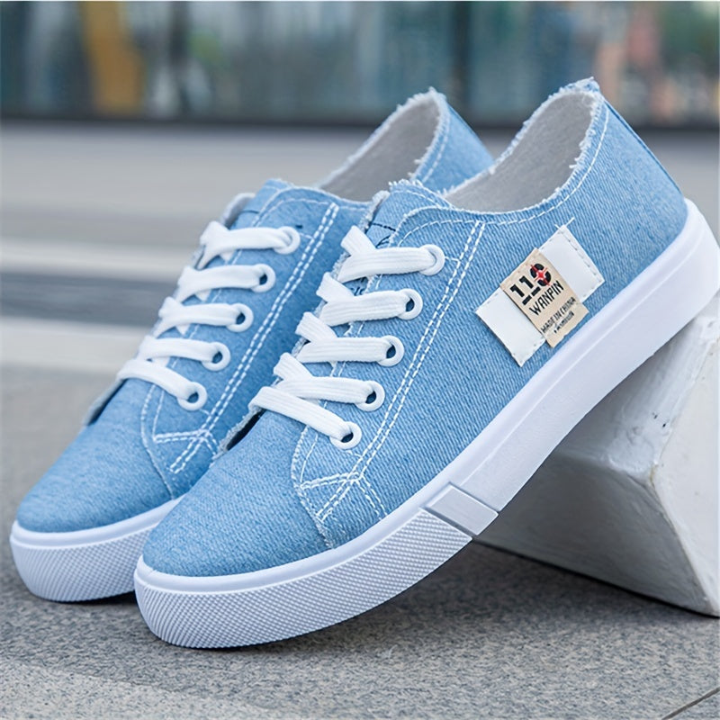 Levoire | Chaussures En Toile Classiques Pour Femmes Bleu