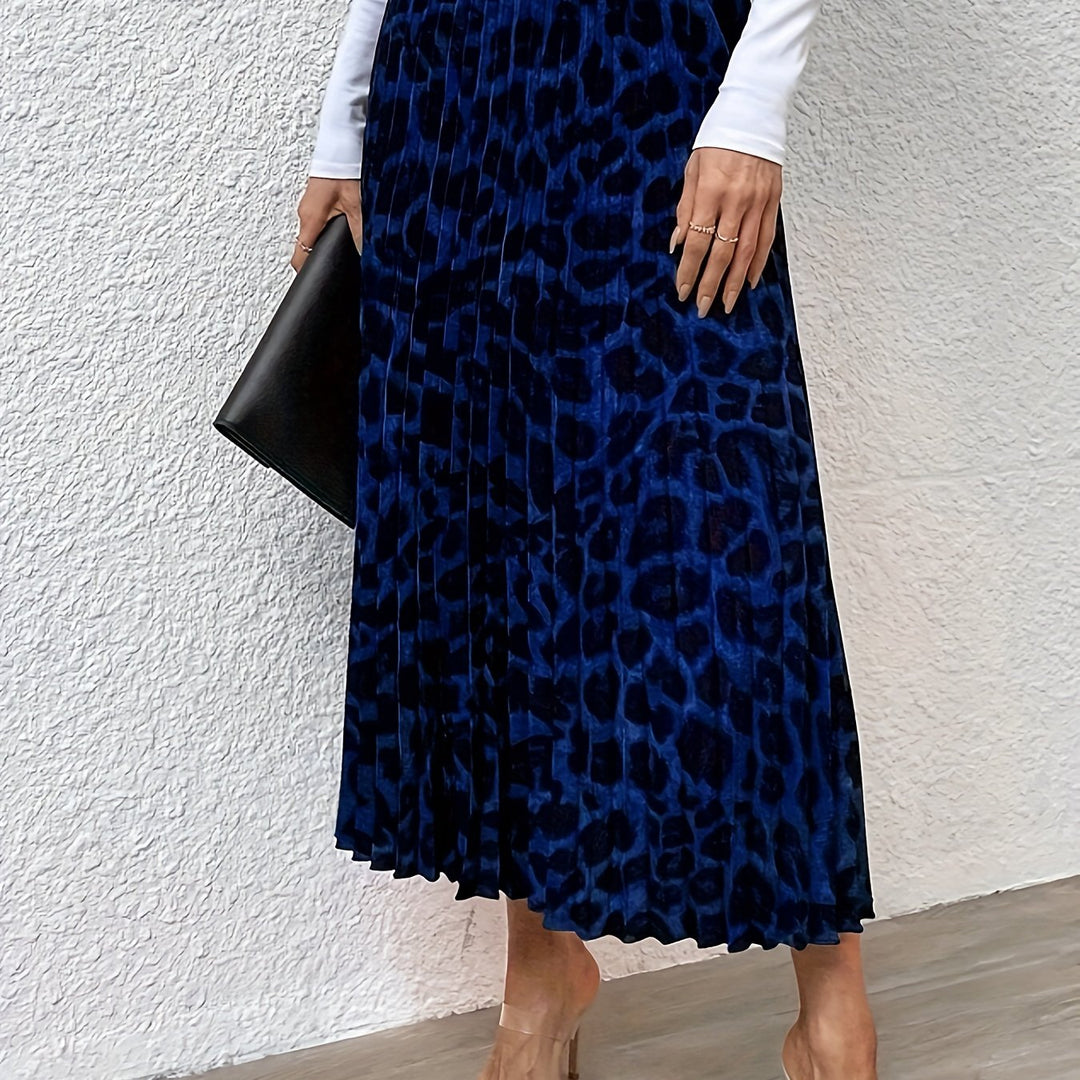 Levoire | Jupes À Motif Léopard Tombant Avec Taille Haute