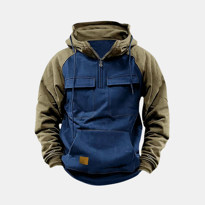 Levoire | Sweat À Capuche Pour Hommes Usage Extérieur Sininen