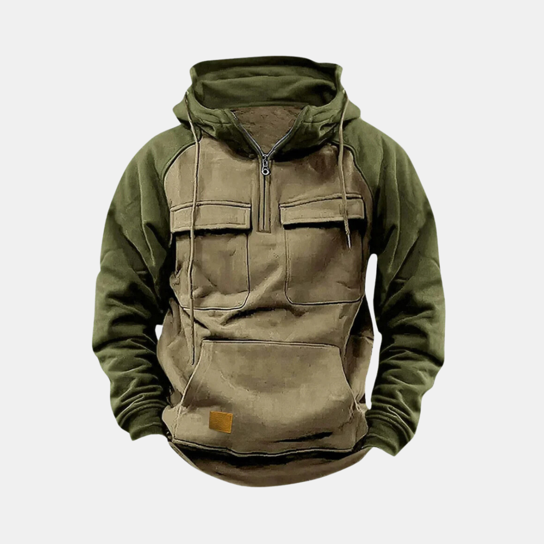 Levoire | Sweat-shirt pour hommes d'extérieur Khaki