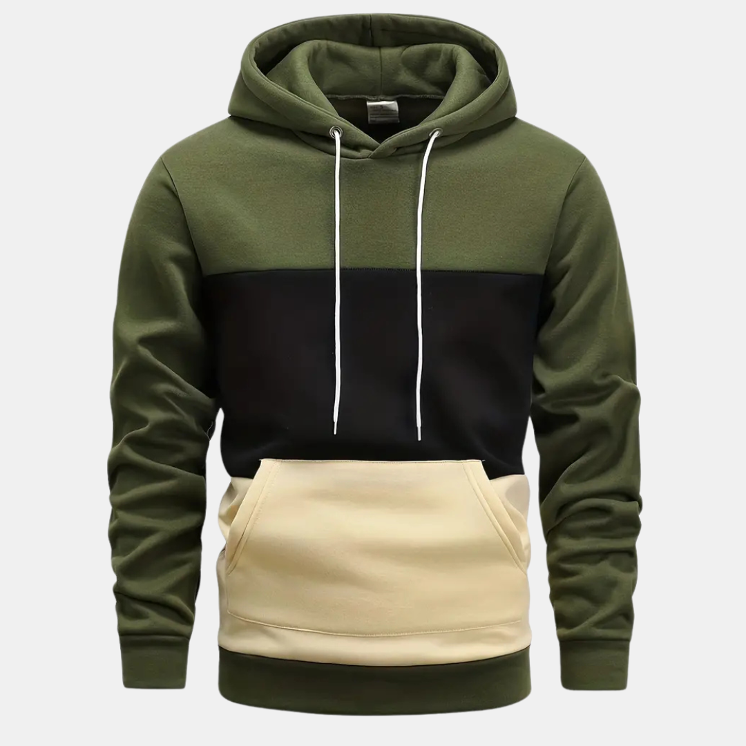 Levoire | Couleur sweat à capuche Vert-Sable