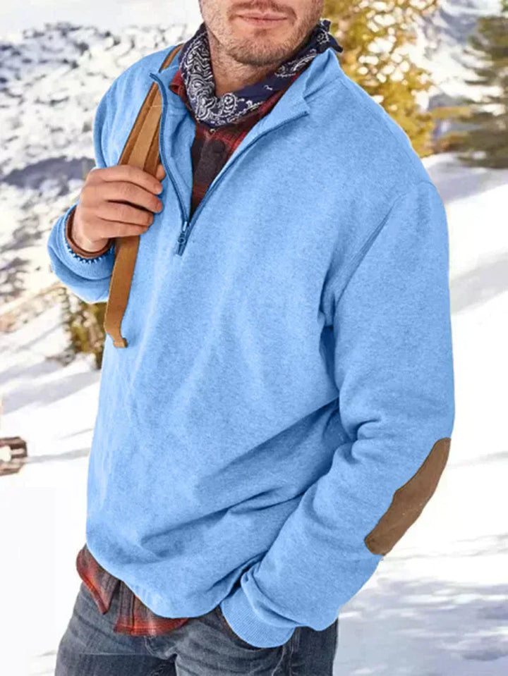 Levoire | Pull Élégant Pour Hommes Avec Sensation De Cachemire Bleu ciel