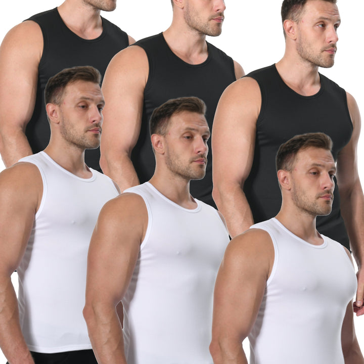 Levoire | 6 Pcs Gilet Basique Uni Pour Hommes