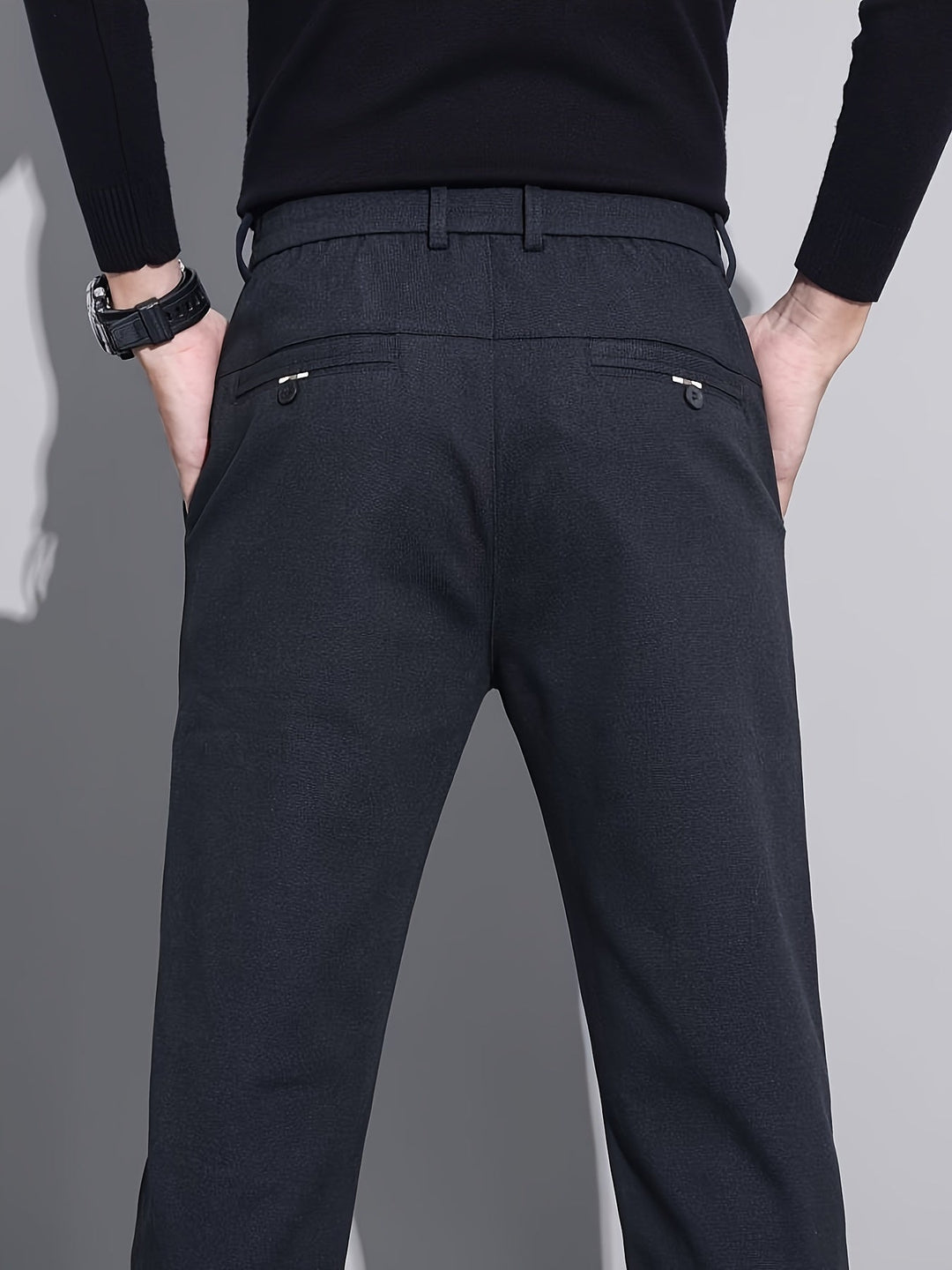 Levoire | Slim Fit Pantalon De Loisirs Pour Hommes En Tissu Respirant Et Élastique