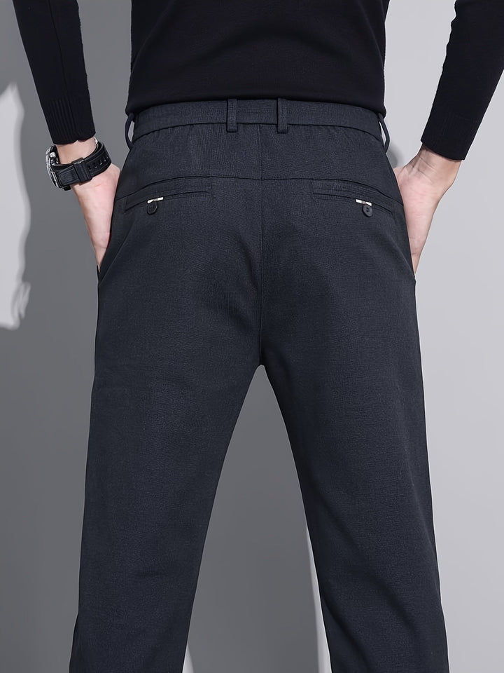 Levoire | Slim Fit Pantalon De Loisirs Pour Hommes En Tissu Respirant Et Élastique