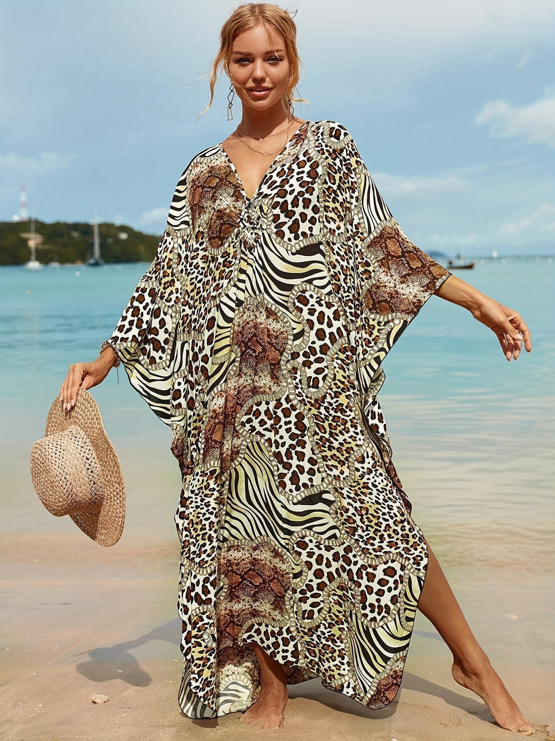 Levoire | Robe Tropicale En Bambou Premium Taille unique