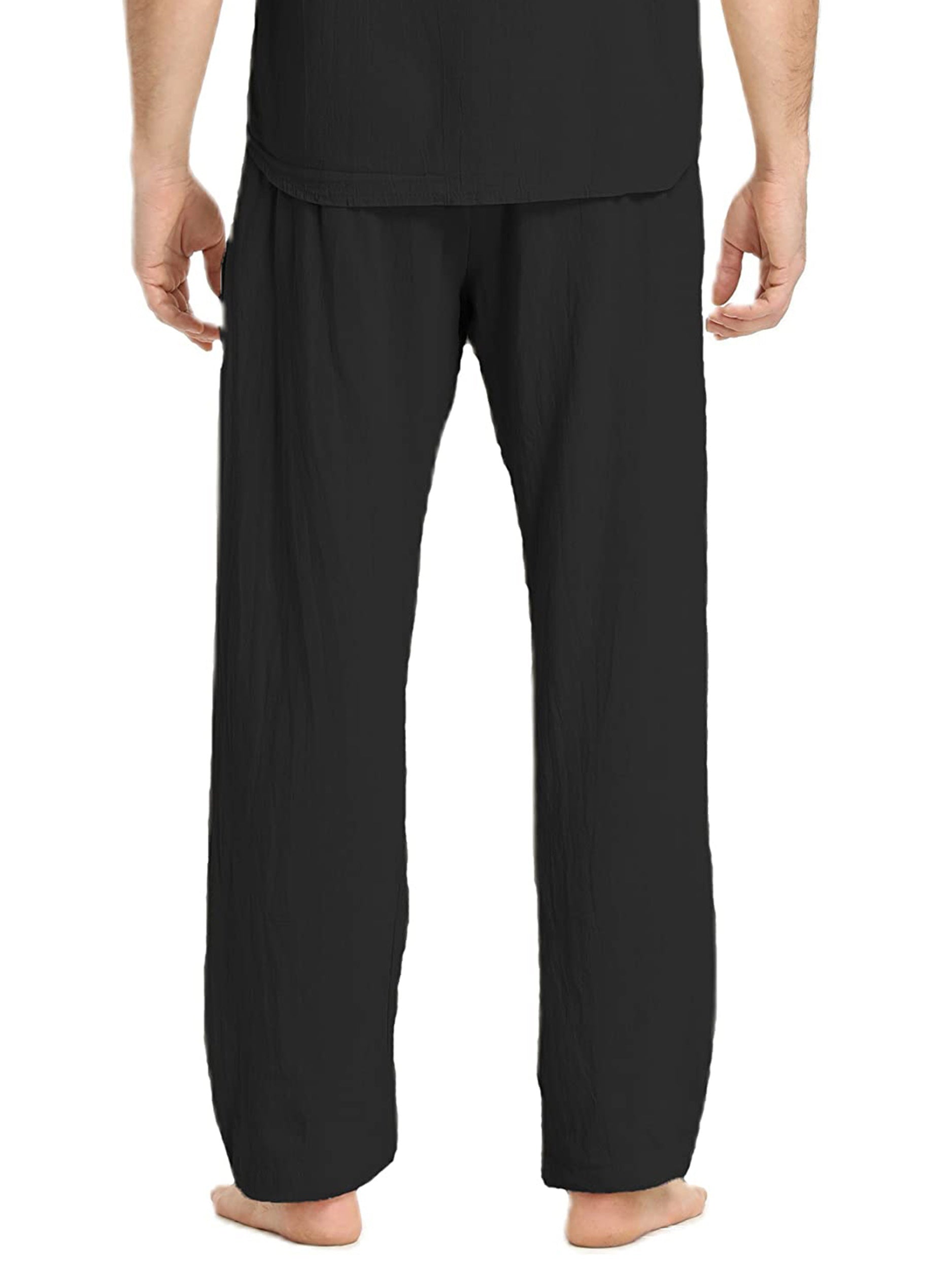 Levoire | Coton Lin Pantalons Homme Pour Une Coupe Décontractée