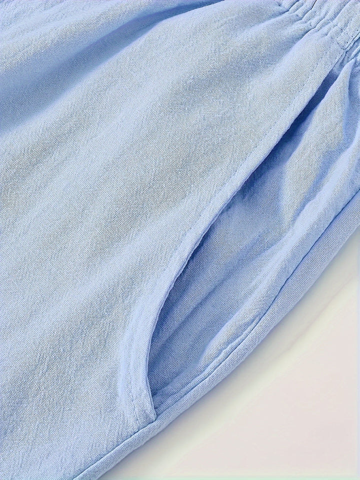 Levoire | 100% Coton Pantalons Détendus À Cordon
