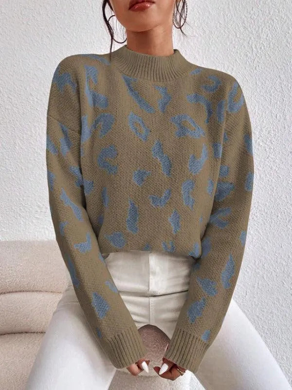 Levoire | Top à motifs léopard Chameau