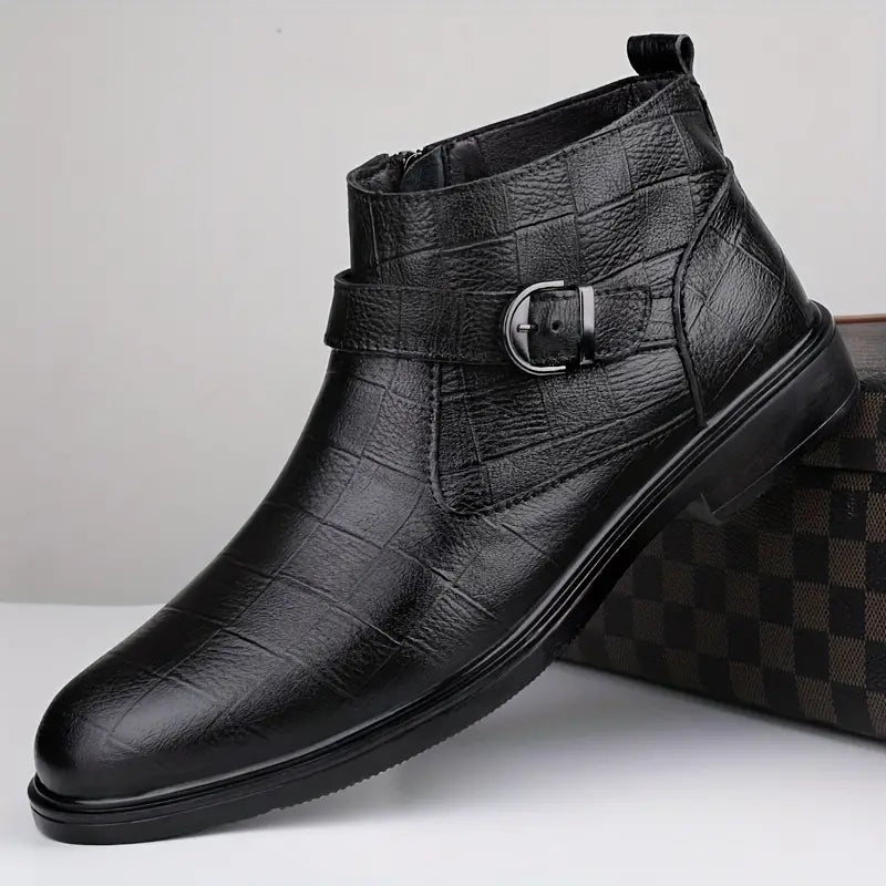Levoire | Ranger-Bottes En Cuir Pour Hommes