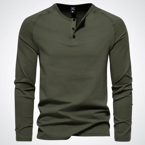 Levoire | Chemise Henley Élégante Pour Homme Pour Un Confort Décontracté