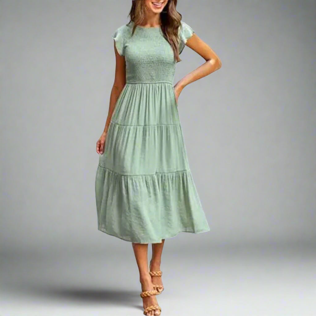 Levoire | Robe Élégante Et Aérée Pour Chaque Occasion Vert clair