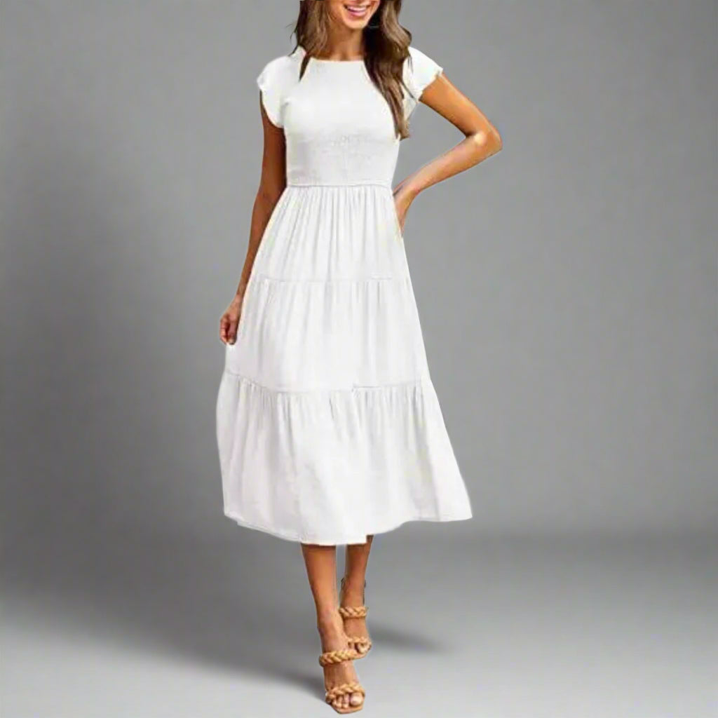Levoire | Robe Élégante Et Aérée Pour Chaque Occasion Blanc