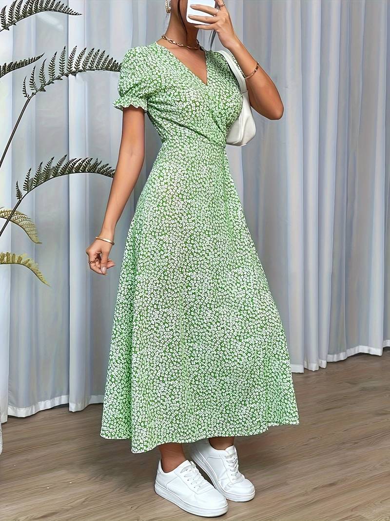 Levoire | Élégante Robe Maxi Avec Motif Floral