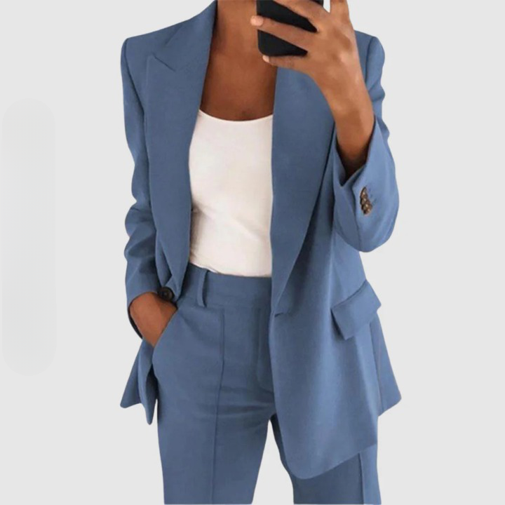 Levoire | Ensemble blazer chic Bleu