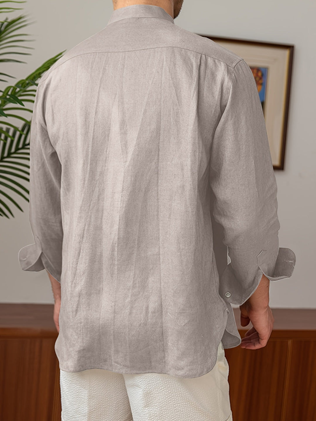 Levoire | Chemise En Lin Non Mélangée À Manches Longues