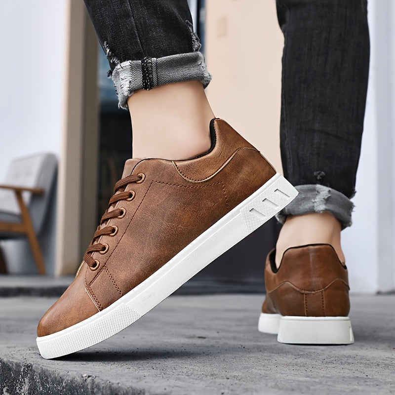 Levoire | Retro Cuir Chaussures De Réseau Pour Hommes