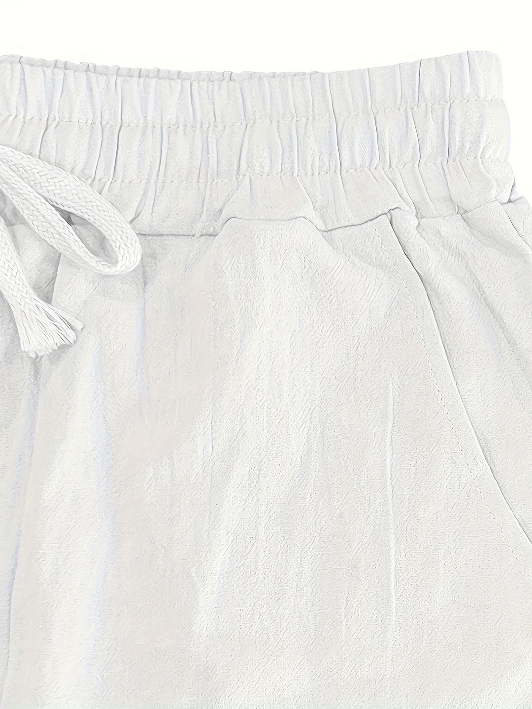 Levoire | Loisirs Coton Lin Pantalons Couleur Unie