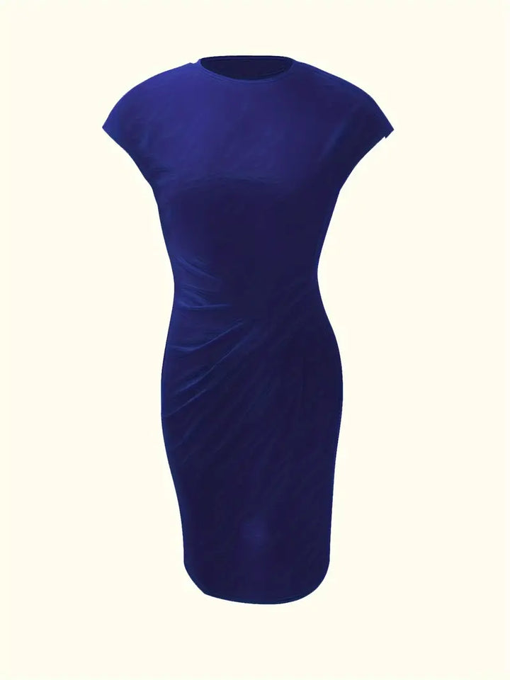 Levoire | Robe Unie Avec Encolure Ronde Et Encolure Ronde