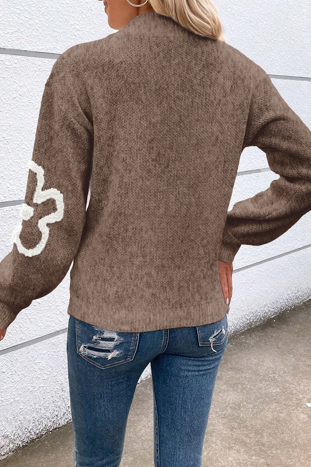 Levoire | Robe Pull Fendue Élégante Hiver