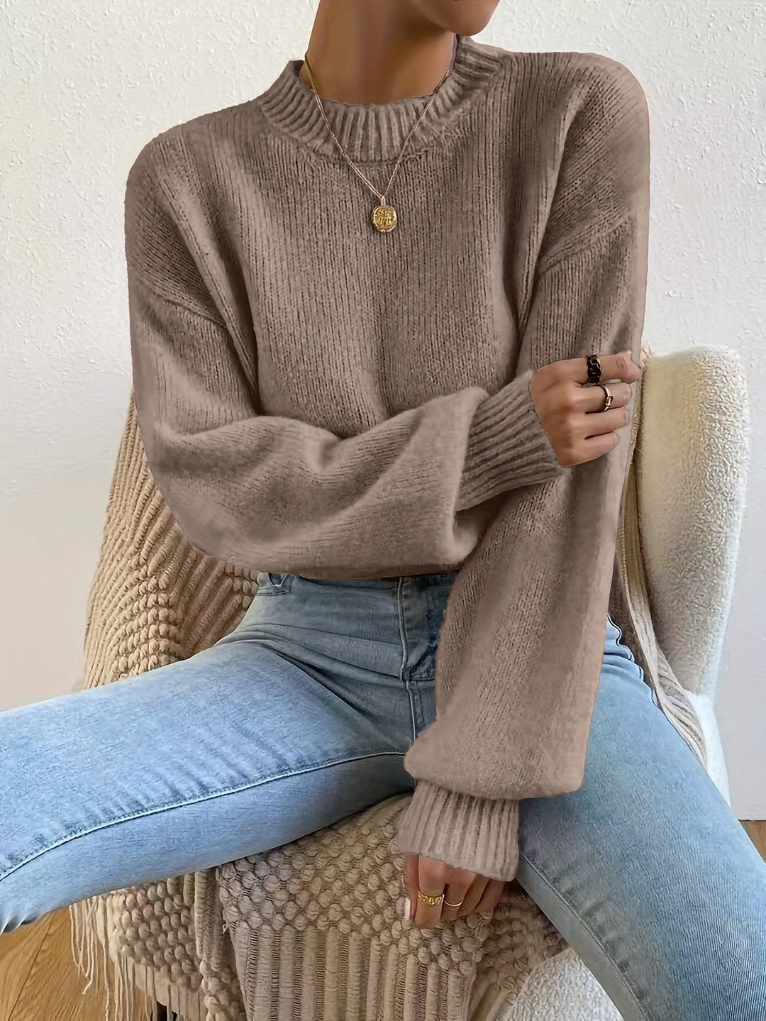 Levoire | Superbe Pull Avec Des Manches Lanternes