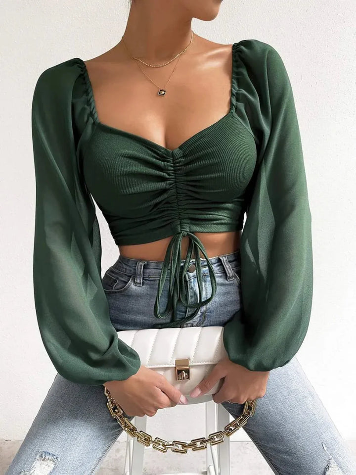 Levoire | Haut De Maillot De Bain D'Été Au Design Élégant Vert foncé
