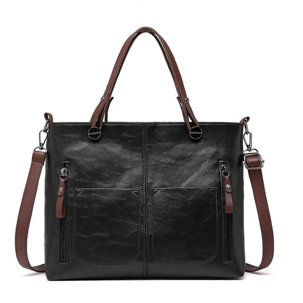 Levoire | Cueilleur De Raisins Sac À Bandoulière En Cuir Pour Femmes Noir Une taille