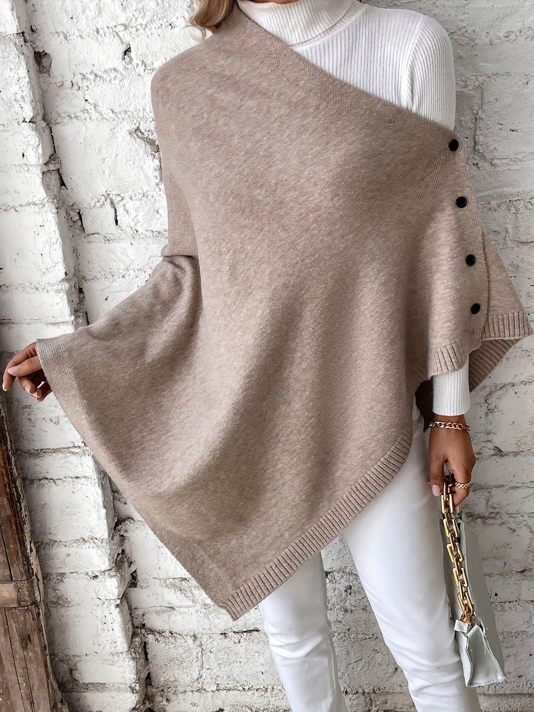 Levoire | Veste En Tricot Durable Avec Bouton À L'Avant