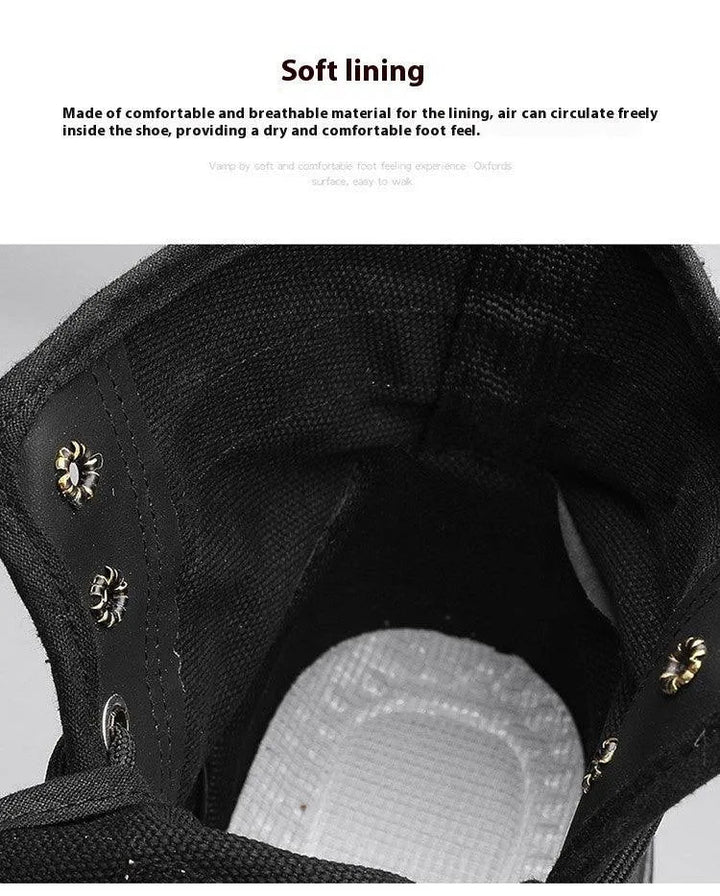 Levoire | Bottes en toile décontractées pour hommes avec semelle épaisse