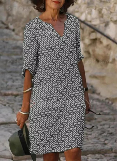 Levoire | Robe Décontractée Pour Femmes Gris