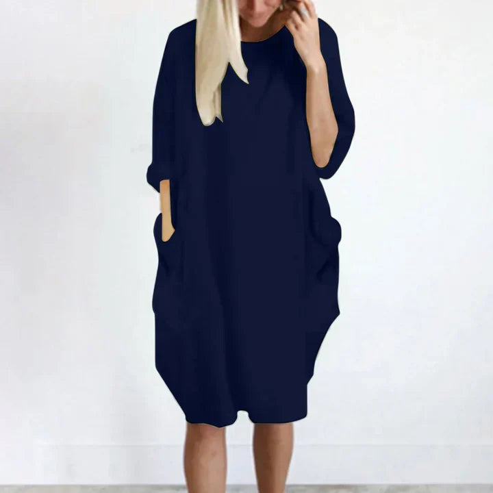 Levoire | Robe Décontractée À Manches Longues Noir