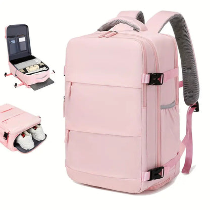Levoire | Sac à dos - Bagage à main - Chargement USB Rose