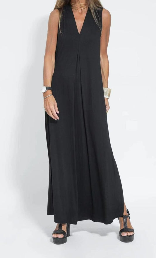 Levoire | Robe longue sans manches Noir