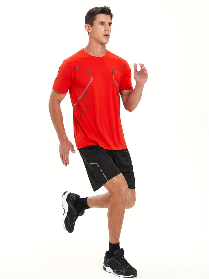 Levoire | T-Shirt Coloré Pour Hommes En Tissu À Séchage Rapide À Manches Courtes