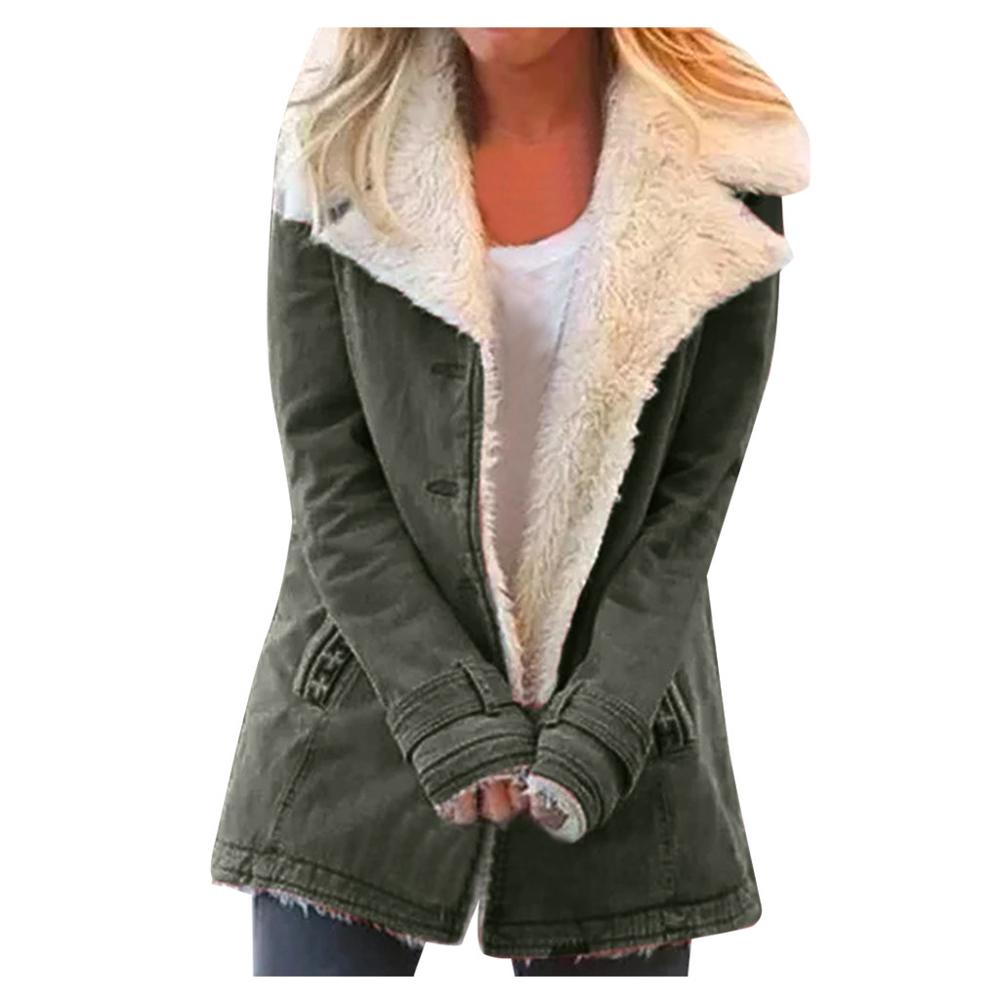 Levoire | Veste doublée chaude Vert armée