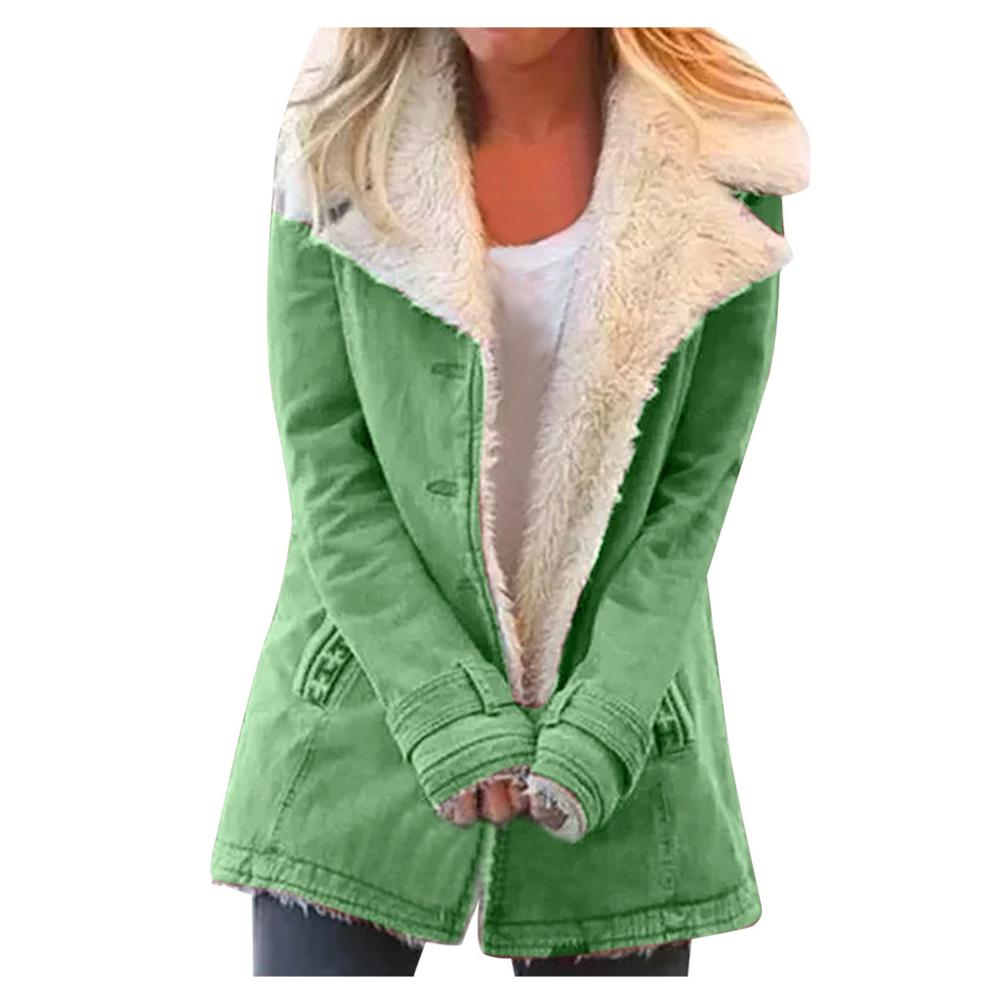 Levoire | Veste doublée chaude Verte