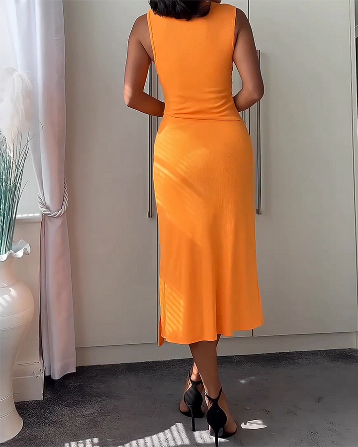 Levoire | Robe Élégante Chic Sans Manches