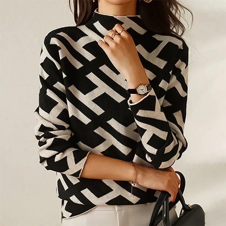 Levoire | Pull Avec Détails Élégants Pour Un Look Élégant Noir