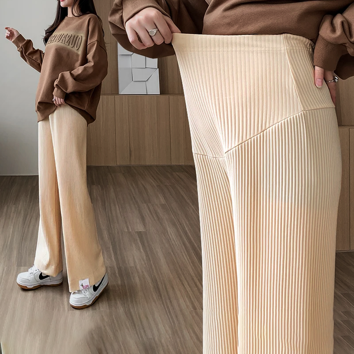 Levoire | Pantalons De Grossesse Confortables Beige
