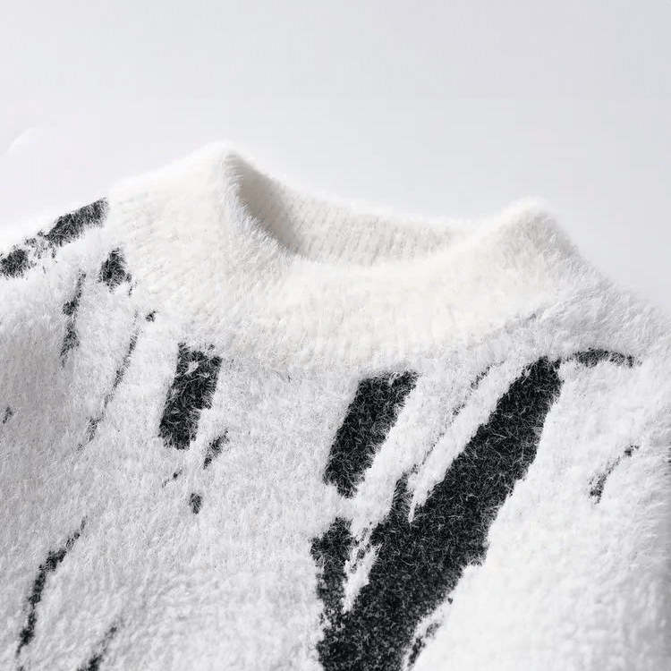 Levoire | Pull En Tricot Avec Imprimé
