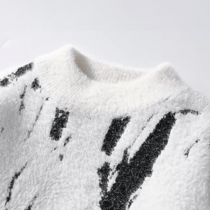 Levoire | Pull En Tricot Avec Imprimé