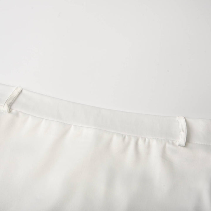 Levoire | Blanc Faux Fleurs Torsadé Crop Top